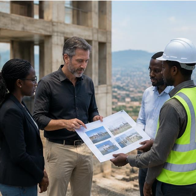 A building site under planning review