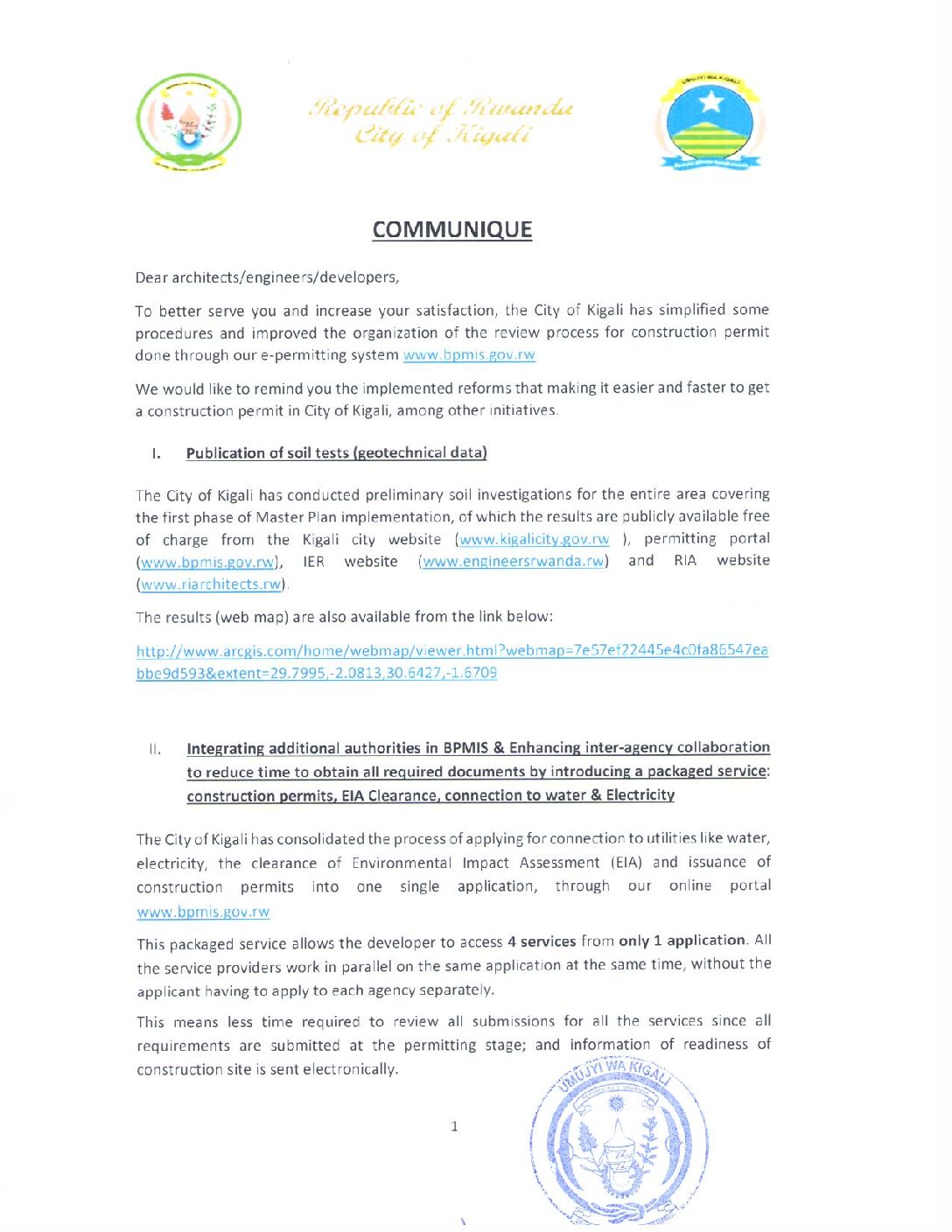 Reforms 2020 Communique